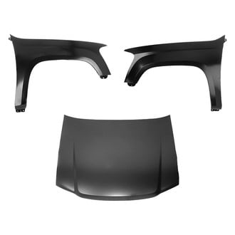 Replace® - 3-Piece (Hood Panel, Front Driver and Passenger Side Fender) (Platinum Plus)