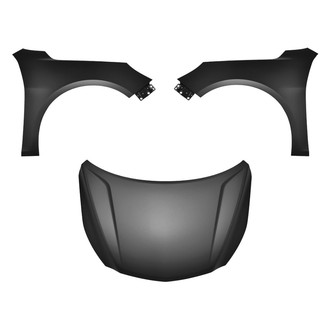 Replace® - 3-Piece (Hood Panel, Front Driver and Passenger Side Fender) (Platinum Plus)
