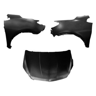 Replace® BNDL-206260 - 3-Piece (Hood Panel, Front Driver and Passenger Side Fender) (CAPA Certified)