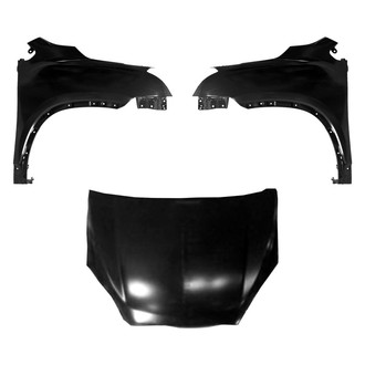 Replace® - 3-Piece (Hood Panel, Front Driver and Passenger Side Fender) (CAPA Certified)