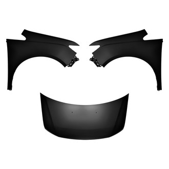 Replace® - 3-Piece (Hood Panel, Front Driver and Passenger Side Fender) (Platinum Plus)