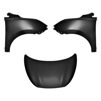 Replace® - 3-Piece (Hood Panel, Front Driver and Passenger Side Fender)
