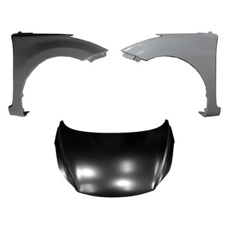 Replace® - 3-Piece (Hood Panel, Front Driver and Passenger Side Fender) (Platinum Plus)