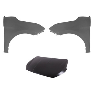 Replace® - 3-Piece (Hood Panel, Front Driver and Passenger Side Fender) (Platinum Plus)