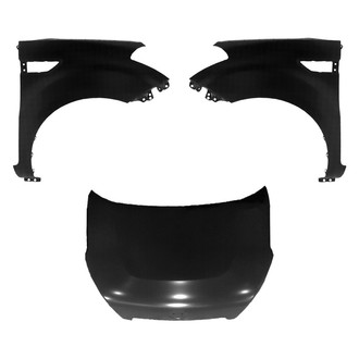 Replace® - 3-Piece (Hood Panel, Front Driver and Passenger Side Fender) (Value Line)