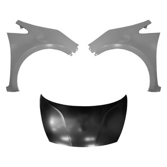 Replace® - 3-Piece (Hood Panel, Front Driver and Passenger Side Fender)