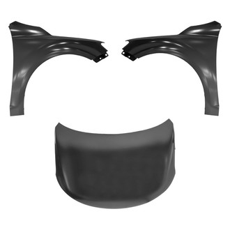 Replace® - 3-Piece (Hood Panel, Front Driver and Passenger Side Fender) (Brand New OE)