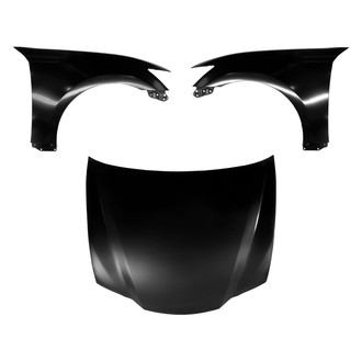 Replace® BNDL-206395 - 3-Piece (Hood Panel, Front Driver and Passenger Side Fender) (CAPA Certified)