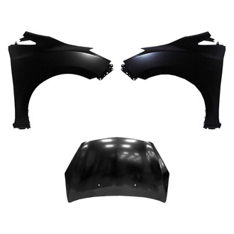 Replace® - 3-Piece (Hood Panel, Front Driver and Passenger Side Fender) (CAPA Certified)