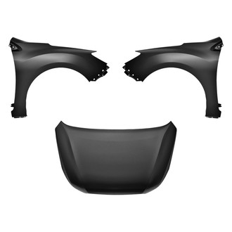 Replace® - 3-Piece (Hood Panel, Front Driver and Passenger Side Fender) (Platinum Plus)