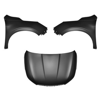 Replace® - 3-Piece (Hood Panel, Front Driver and Passenger Side Fender) (Platinum Plus)