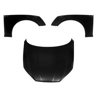 Replace® - 3-Piece (Hood Panel, Front Driver and Passenger Side Fender) (CAPA Certified)