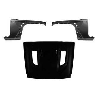 Replace® - 3-Piece (Hood Panel, Front Driver and Passenger Side Fender) (CAPA Certified)