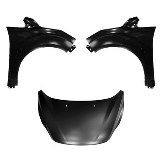 Replace® - 3-Piece (Hood Panel, Front Driver and Passenger Side Fender) (CAPA Certified)