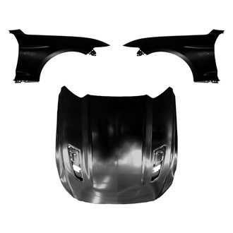 Replace® - 3-Piece (Hood Panel, Front Driver and Passenger Side Fender) (CAPA Certified)