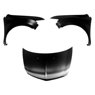 Replace® - 3-Piece (Hood Panel, Front Driver and Passenger Side Fender) (CAPA Certified)