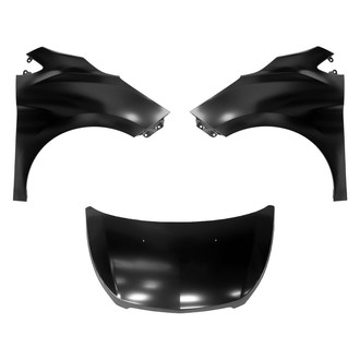 Replace® - 3-Piece (Hood Panel, Front Driver and Passenger Side Fender) (CAPA Certified)
