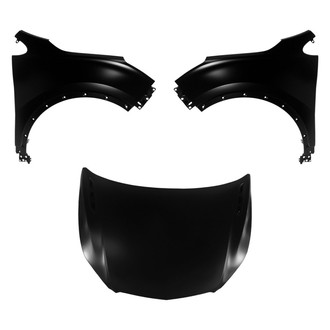 Replace® - 3-Piece (Hood Panel, Front Driver and Passenger Side Fender) (Standard Line)