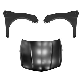 Replace® - 3-Piece (Hood Panel, Front Driver and Passenger Side Fender) (CAPA Certified)