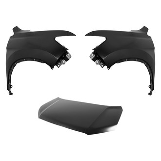 Replace® - 3-Piece (Hood Panel, Front Driver and Passenger Side Fender) (CAPA Certified)