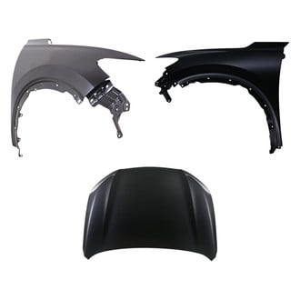 Replace® - 3-Piece (Hood Panel, Front Driver and Passenger Side Fender) (CAPA Certified)