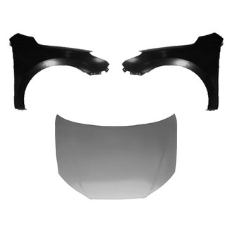 Replace® - 3-Piece (Hood Panel, Front Driver and Passenger Side Fender) (CAPA Certified)