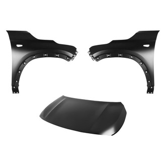 Replace® - 3-Piece (Hood Panel, Front Driver and Passenger Side Fender) (CAPA Certified)