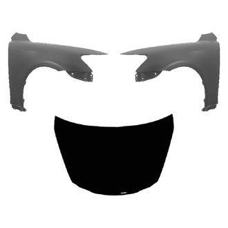 Replace® - 3-Piece (Hood Panel, Front Driver and Passenger Side Fender) (CAPA Certified)