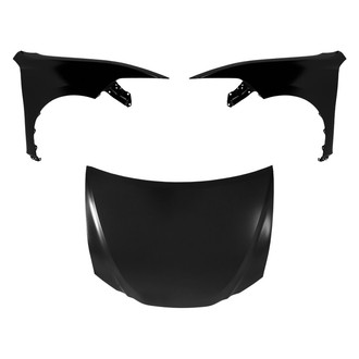 Replace® BNDL-206785 - 3-Piece (Hood Panel, Front Driver and Passenger Side Fender) (CAPA Certified)