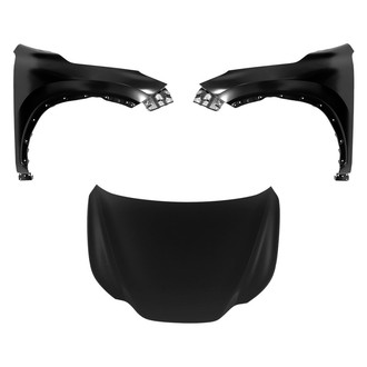 Replace® - 3-Piece (Hood Panel, Front Driver and Passenger Side Fender)