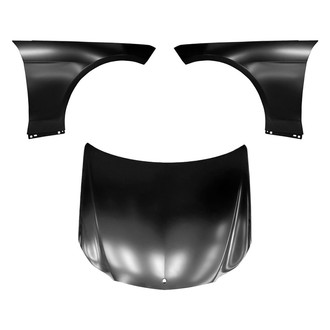 Replace® - 3-Piece (Hood Panel, Front Driver and Passenger Side Fender) (CAPA Certified)