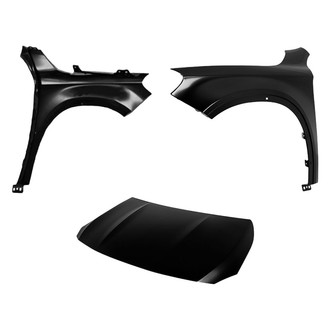Replace® BNDL-206818 - 3-Piece (Hood Panel, Front Driver and Passenger Side Fender) (CAPA Certified)