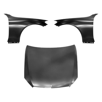 Replace® - 3-Piece (Hood Panel, Front Driver and Passenger Side Fender) (CAPA Certified)