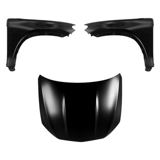 Replace® - 3-Piece (Hood Panel, Front Driver and Passenger Side Fender) (CAPA Certified)