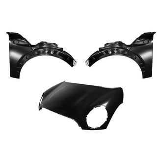 Replace® - 3-Piece (Hood Panel, Front Driver and Passenger Side Fender) (CAPA Certified)