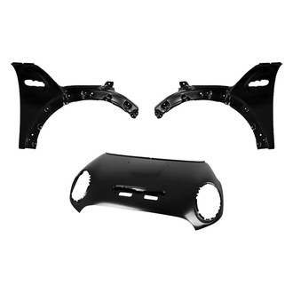 Replace® - 3-Piece (Hood Panel, Front Driver and Passenger Side Fender) (CAPA Certified)
