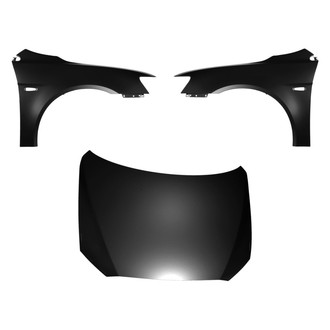 Replace® - 3-Piece (Hood Panel, Front Driver and Passenger Side Fender) (CAPA Certified)