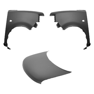 Replace® - 3-Piece (Hood Panel, Front Driver and Passenger Side Fender) (Value Line)