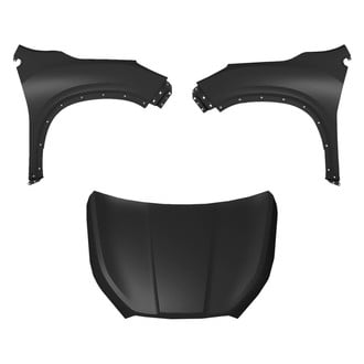 Replace® - 3-Piece (Hood Panel, Front Driver and Passenger Side Fender) (CAPA Certified)
