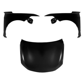 Replace® - 3-Piece (Hood Panel, Front Driver and Passenger Side Fender) (CAPA Certified)