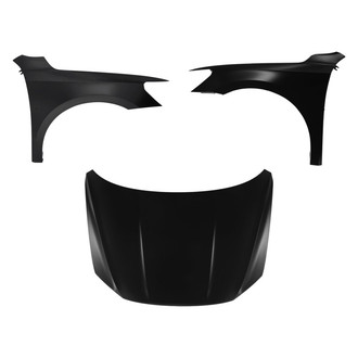Replace® - 3-Piece (Hood Panel, Front Driver and Passenger Side Fender) (Standard Line)