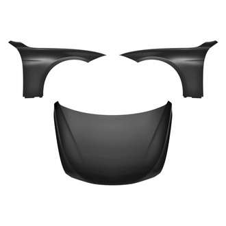 Replace® - 3-Piece (Hood Panel, Front Driver and Passenger Side Fender) (Platinum Plus)
