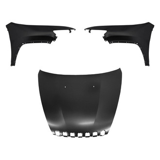 Replace® - 3-Piece (Hood Panel, Front Driver and Passenger Side Fender) (Standard Line)