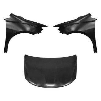 Replace® - 3-Piece (Hood Panel, Front Driver and Passenger Side Fender) (Platinum Plus)