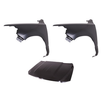Replace® - 3-Piece (Hood Panel, Front Driver and Passenger Side Fender) (Platinum Plus)