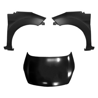 Replace® - 3-Piece (Hood Panel, Front Driver and Passenger Side Fender) (Platinum Plus)
