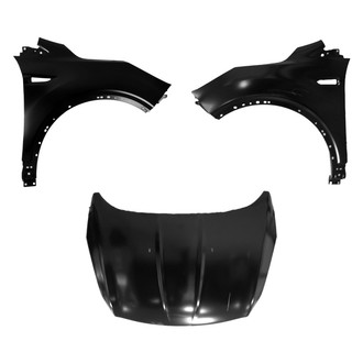 Replace® - 3-Piece (Hood Panel, Front Driver and Passenger Side Fender) (Platinum Plus)
