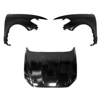 Replace® - 3-Piece (Hood Panel, Front Driver and Passenger Side Fender) (Platinum Plus)