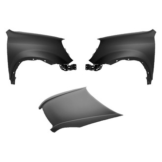 Replace® - 3-Piece (Hood Panel, Front Driver and Passenger Side Fender) (Platinum Plus)