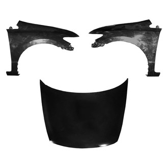 Replace® - 3-Piece (Hood Panel, Front Driver and Passenger Side Fender) (Platinum Plus)